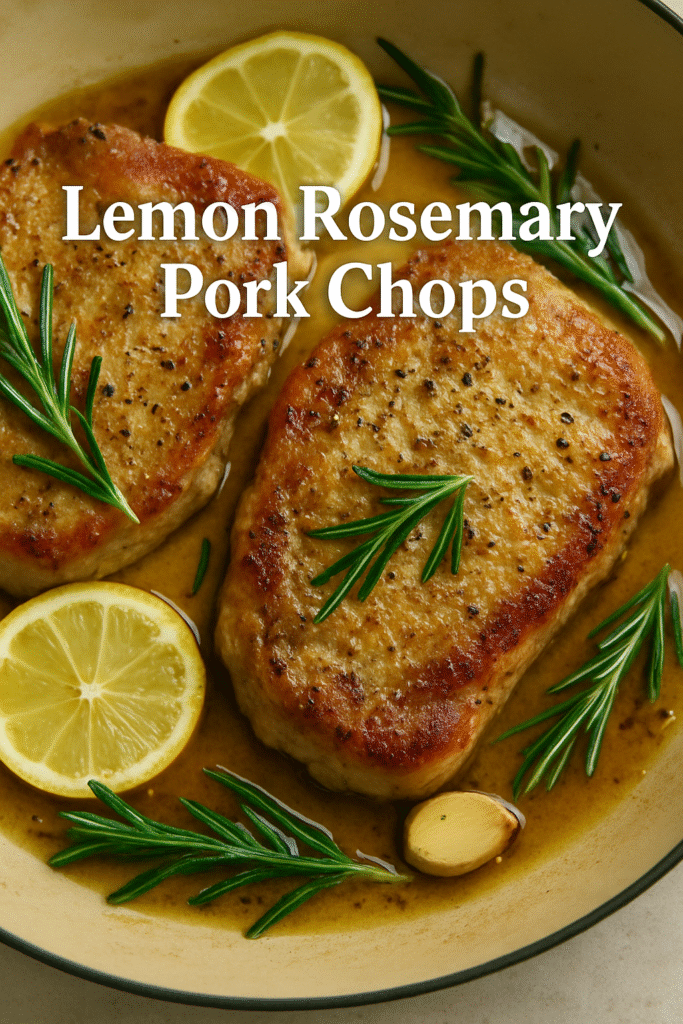 Lemon Rosemary Pork Chops