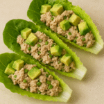 Tuna and Avocado Lettuce Boats
