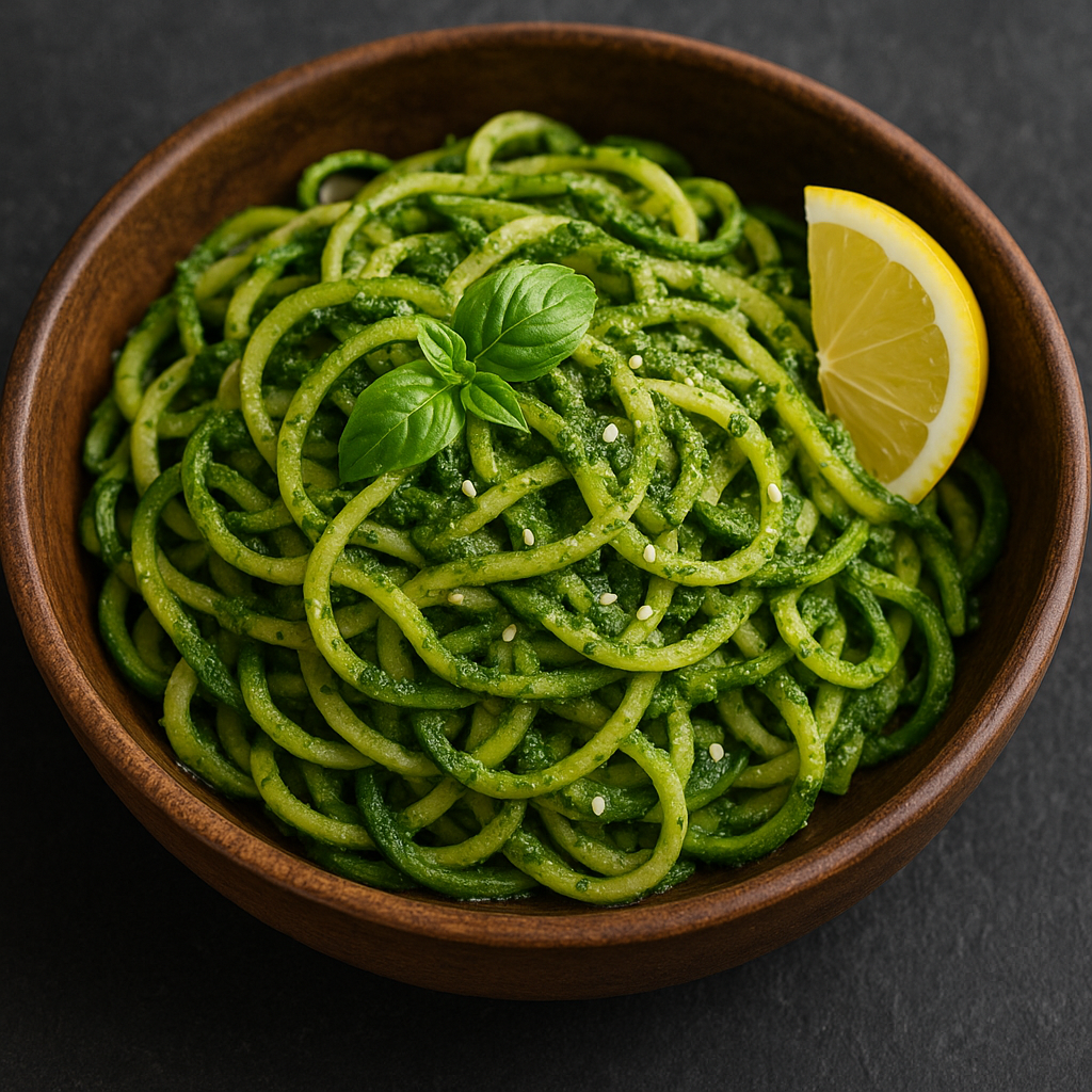 Zucchini Noodles with Pesto