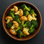 Roasted Cauliflower and Broccoli Bowl