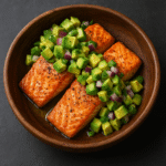 Seared Salmon with Avocado Salsa