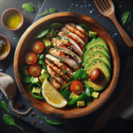 Grilled Chicken and Avocado Salad