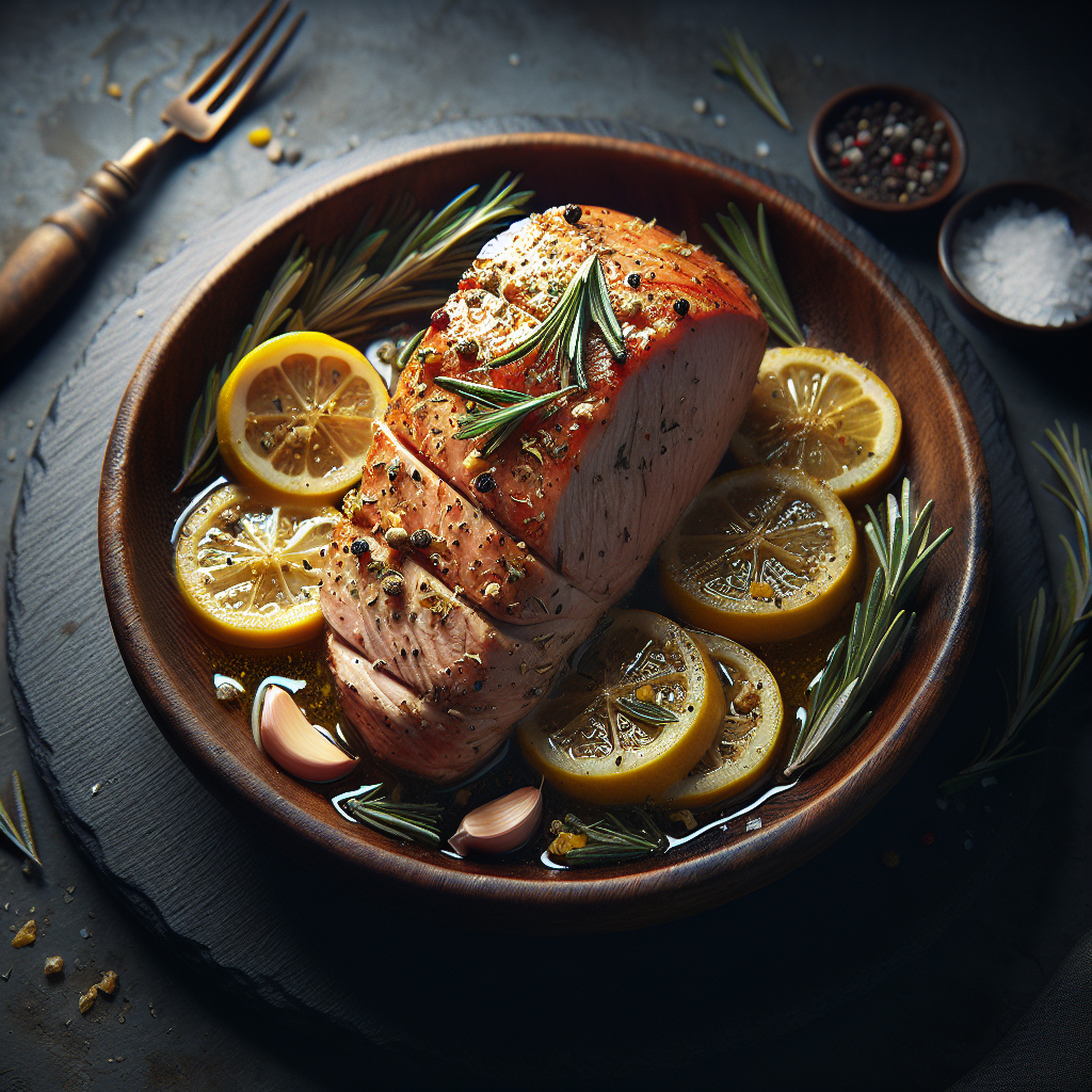 Lemon Rosemary Pork Tenderloin